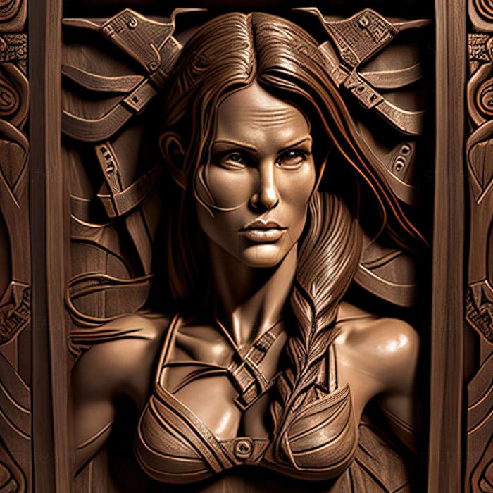 3D model Lara Croft (STL)